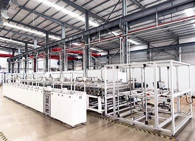 太陽能電池鍍膜生產線小圖